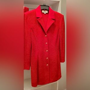 Beautiful red St John 2piece suit